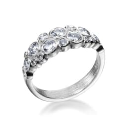 Alex Sepkus Platinum and Diamond Ring