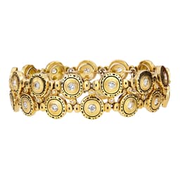 Alex Sepkus 18K and Diamond "Pinpoint" Bracelet