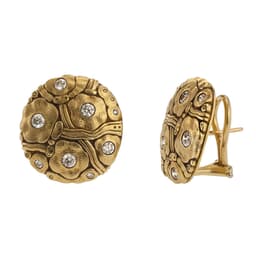 Alex Sepkus 18K and Diamond "Summer Flowers" Earrings