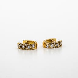 Alex Sepkus 18k and Diamond "Oval Hoop" Earrings, 14 Diamonds (0.44ct) E-62D