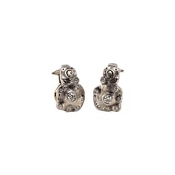 Alex Sepkus Platinum and Diamond "Evening Flowers" 1" Earrings with 16 White Diamonds (0.35ct) E-200PD
