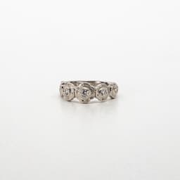 Alex Sepkus Platinum and Diamond "Flora" Ring with 5 White Diamonds (0.20ct) R-207PD
