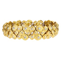 Alex Sepkus 18K and Diamond "Pebble" Bracelet