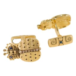 Alex Sepkus "Entomology V-Skeptical Beetle" Cufflinks C-25