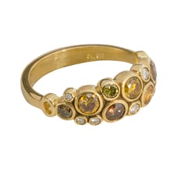 Alex Sepkus 18K and Diamond Ring