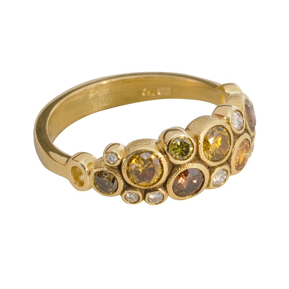 Alex Sepkus 18K and Diamond Ring