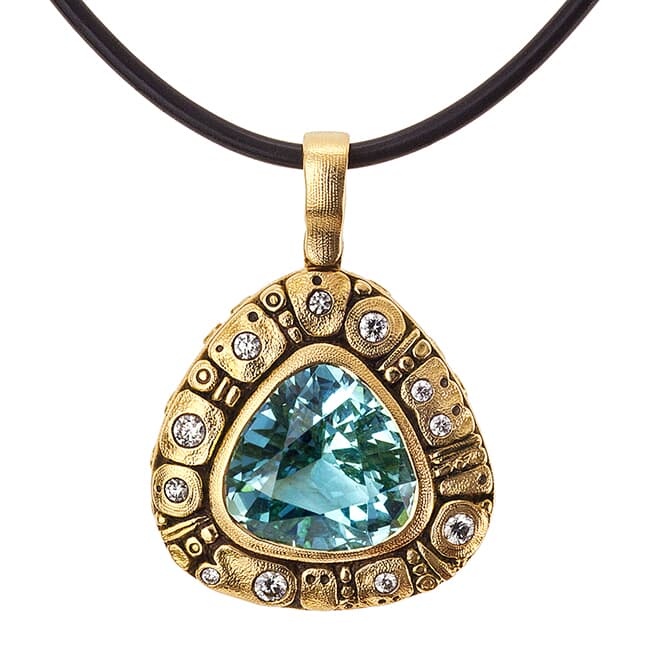 Alex Sepkus 18K Diamond "Floral" Pendant