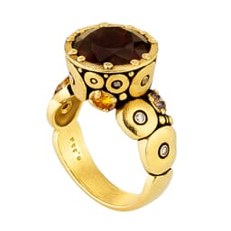 Alex Sepkus 18K and Rustic Diamond "Orchard" Ring