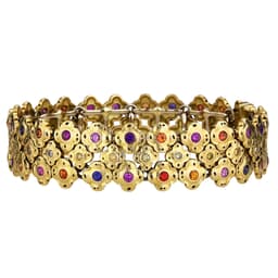 Alex Sepkus 18K Sapphire and Diamond "Flora" Bracelet