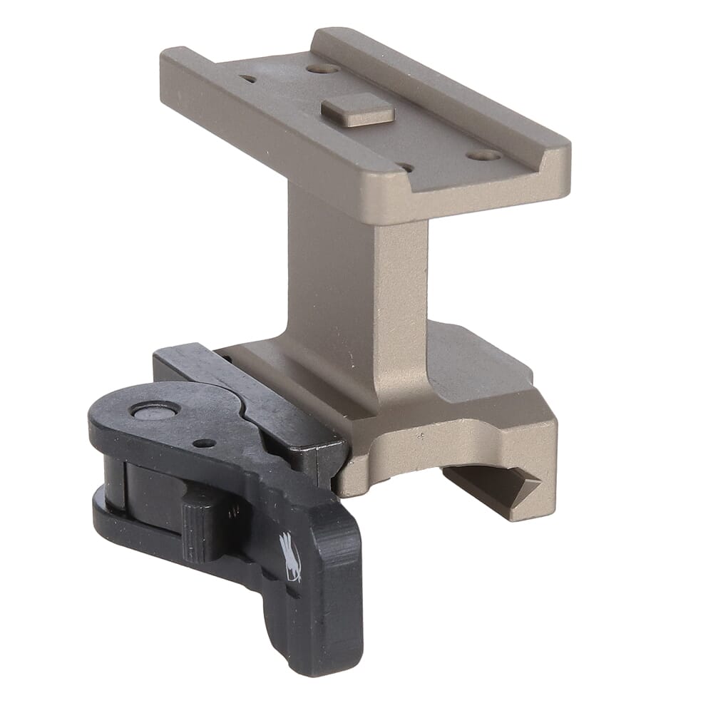 ADM Lightweight QD T1/T2/CompM5 1.93" FDE Mount w/LH TAC Lever AD-T1-LW-H-FDE-TAC