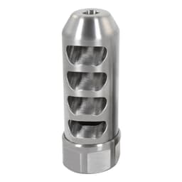 APA USED Gen II Fat Bastard Muzzle Brake M18x1 30 Cal Stainless Steel As New, Open Box UA2625