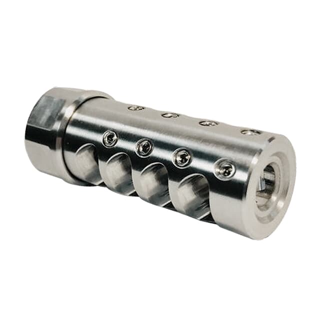 APA Gen 3 Micro Bastard Muzzle Brake 1/2x28 9mm Cal Stainless Steel