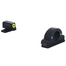 Ameriglo Ghost Ring Grn Trit w/LumiGreen Outline Front, Grn Trit Rear Night Sight for SIG (#8 Front/#8 Rear) SG-325
