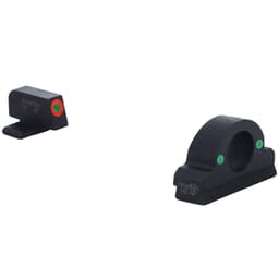 Ameriglo Ghost Ring Grn Trit w/Orange Outline Front, Grn Trit Rear Night Sight for Springfield XD XD-225