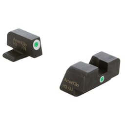 Ameriglo i-Dot Grn Trit w/White Outline Front, Grn Trit Rear Night Sight for FN 2023 High Power FN-101