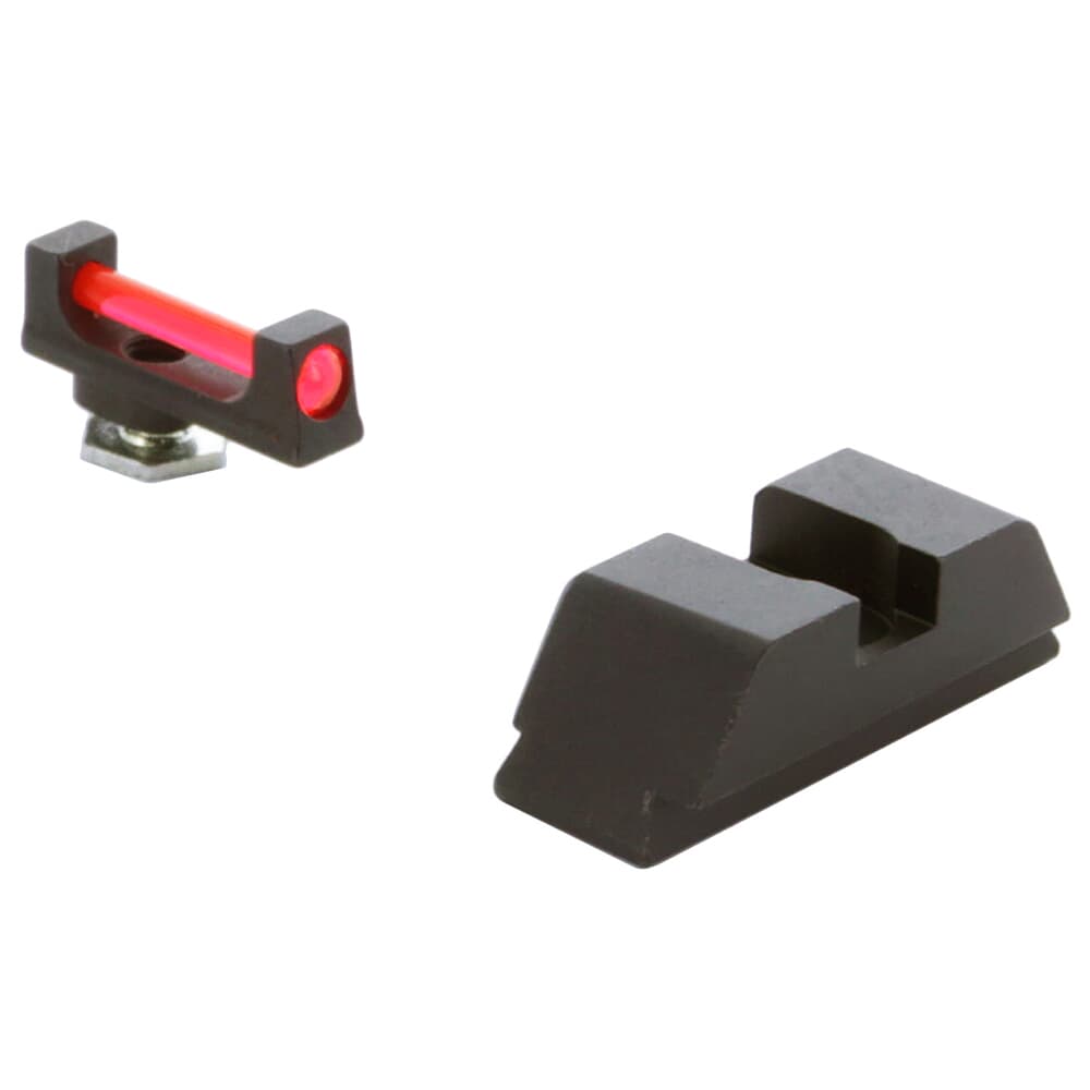 Ameriglo Red Fiber .115&quot; Front Black Rear Sight Set for Glock 20,21,29-32,36,40,41 GFT-119