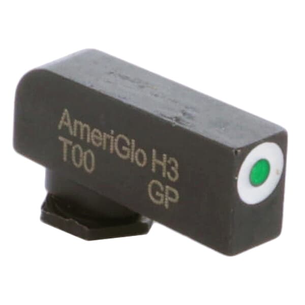 Ameriglo Classic Green Tritium w/White Outline Stock .2&quot;H .125&quot;W Front Sight for Glock GL-112-200-125