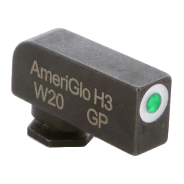 Ameriglo Classic Green Tritium w/White Outline Stock .2&quot;H .14&quot;W Front Sight for Glock GL-112-200