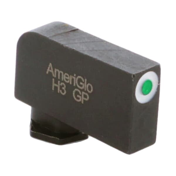 Ameriglo Classic Green Tritium w/White Outline Stock .28&quot;H .125&quot;W Front Sight for Glock GL-112-280