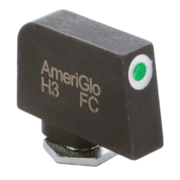 Ameriglo Classic Green Tritium w/White Outline Stock .3"H .125"W Front Sight for Glock GL-112-300