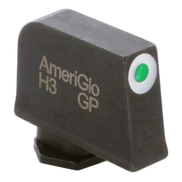 Ameriglo Classic Green Tritium w/White Outline Stock .315"H .14"W Front Sight for Glock GL-112-315