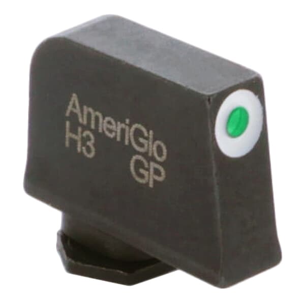 Ameriglo Classic Green Tritium w/White Outline Stock .315&quot;H .14&quot;W Front Sight for Glock GL-112-315