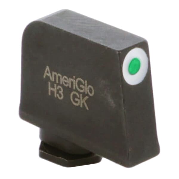 Ameriglo Classic Green Tritium w/White Outline Stock .35&quot;H .125&quot;W Front Sight for Glock GL-112-350