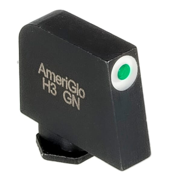 Ameriglo Classic Green Tritium w/White Outline Stock .358"H .125"W Front Sight for Glock GL-112-358