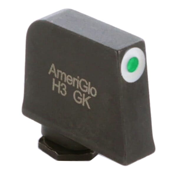 Ameriglo Classic Green Tritium w/White Outline Stock .365"H .125"W Front Sight for Glock GL-112-365
