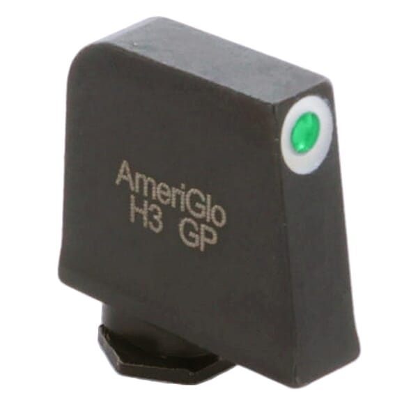 Ameriglo Classic Green Tritium w/White Outline Stock .407"H .125"W Front Sight for Glock GL-112-407