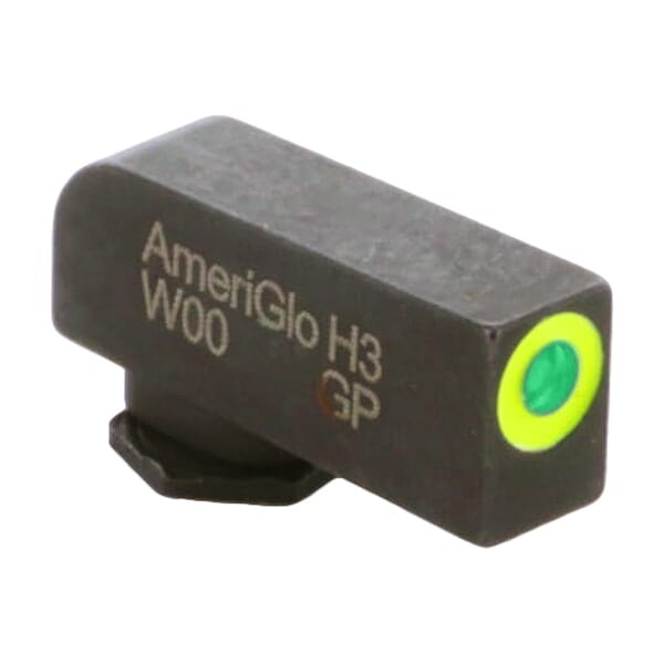 Ameriglo ProGlo Green Tritium w/LumiGreen Outline .2"H .14"W Front Sight for Glock GL-212-200-GR-C