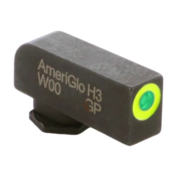 Ameriglo ProGlo Green Tritium w/LumiGreen Outline .2&quot;H .14&quot;W Front Sight for Glock GL-212-200-GR-C