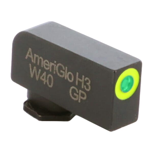 Ameriglo ProGlo Green Tritium w/LumiGreen Outline .24"H .14"W Front Sight for Glock GL-212-240-GR-C