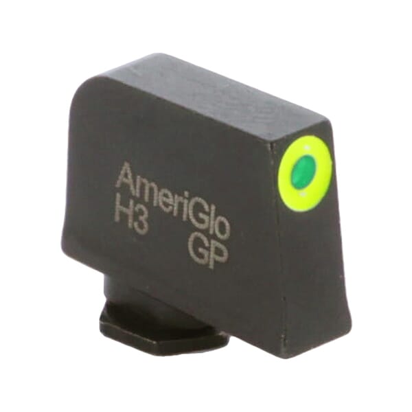 Ameriglo ProGlo Green Tritium w/LumiGreen Outline .315"H .125"W Front Sight for Glock GL-212-315-GR-C