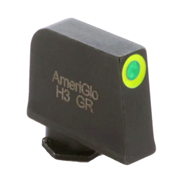 Ameriglo ProGlo Green Tritium w/LumiGreen Outline .35&quot;H .125&quot;W Front Sight for Glock GL-212-350-G