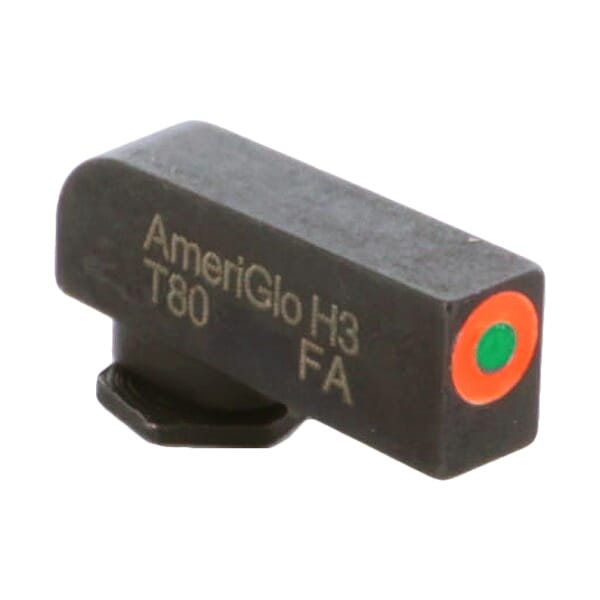 Ameriglo ProGlo Green Tritium w/Orange Outline .18"H .125"W Front Sight for Glock GL-212T-180-ORC