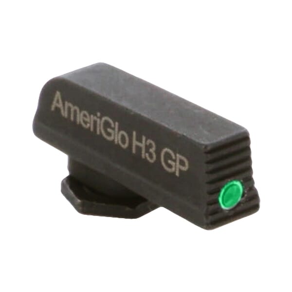 Ameriglo Defoor Green Tritium w/Black Outline .165"H .118"W Front Sight for Glock GL-312-165