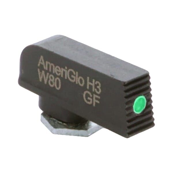 Ameriglo Defoor Green Tritium w/Black Outline .185"H .118"W Front Sight for Glock GL-312-185