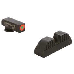Ameriglo Protector Green Tritium w/Orange Outline Front, Black Serrated U Notch Rear Sight Set for Glock Gen 1-4 17,19,22-24,26,27,33-35,37-39 GL-353