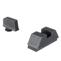 Ameriglo Optic Compatible L Tall Black Outline .220"F, Flat Black .295"R Sight Set for Glock GL-453