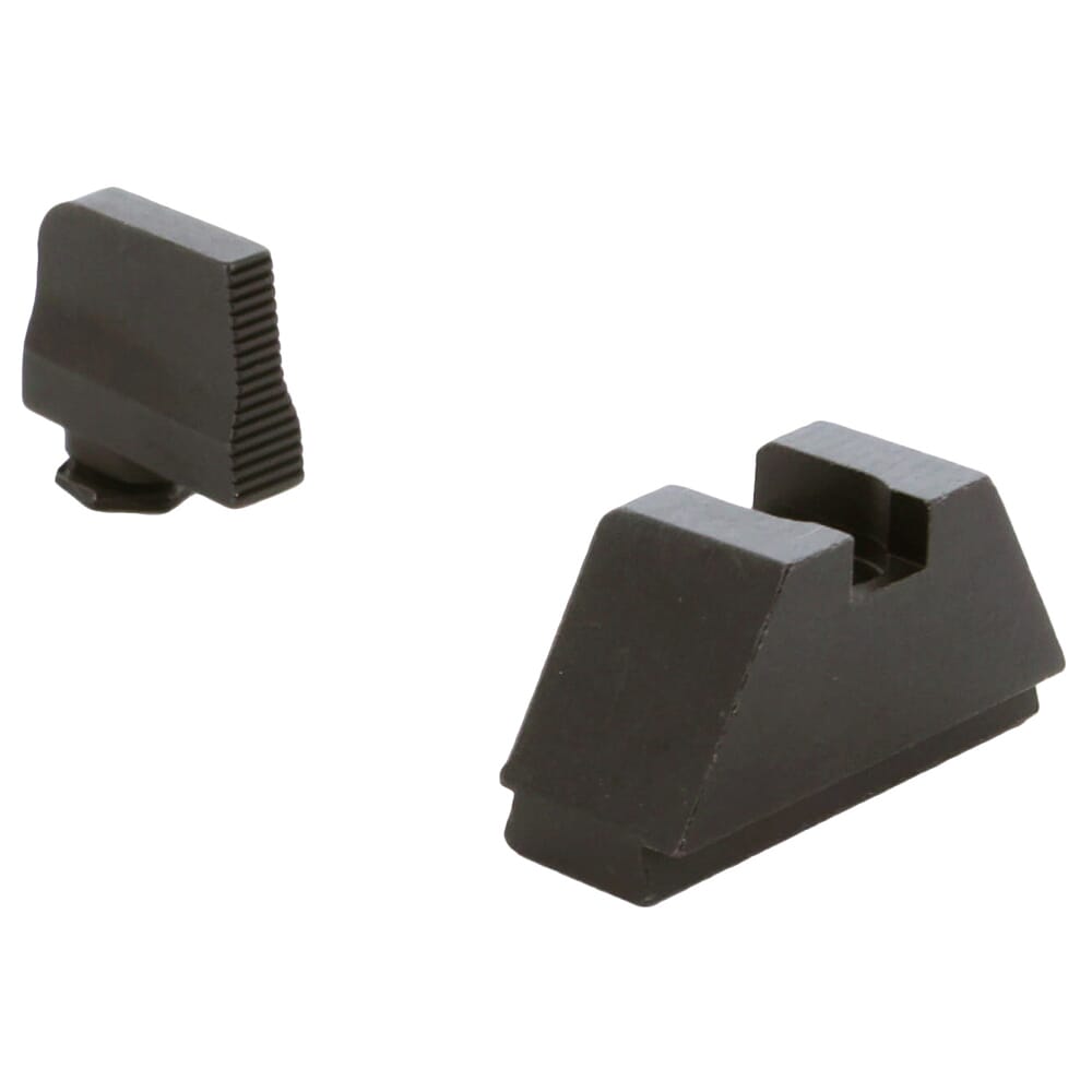 Ameriglo Optic Compatible 2XLT Black Serrated .35"F, Flat Black .429"R Sight Set for Glock 2XL (Excl. 42,43,48) GL-470