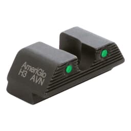 Ameriglo Agent MOS Green Tritium 2-Dot w/Black Outlines .276"H .165 U Notch Rear Sight for Glock (Excl. 42,43,48) GL-885R
