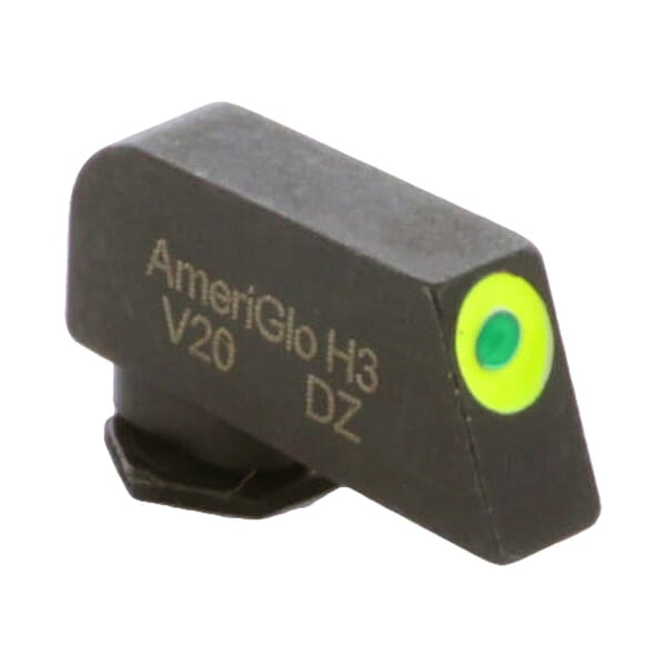 Ameriglo ProGlo Green Tritium w/LumiGreen Outline .22"H .125"W Front Sight for Glock GLV-220-125G