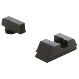 Ameriglo Target Range Black Serrated Front, Flat Black Rear Sight for Glock Gen 42,43,43X,48 GT-532