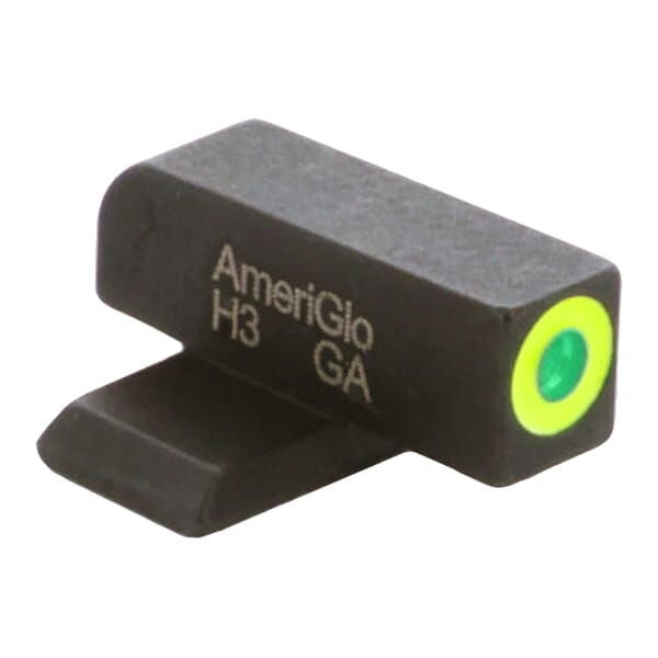 Ameriglo Green Tritium w/Orange Outline .22"H .14"W Front Sight for