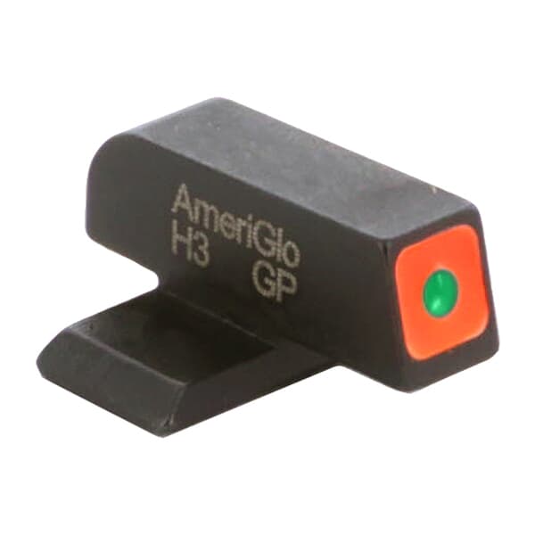 Ameriglo Green Tritium w/Orange Sq Outline .22&quot;H .14&quot;W #8 Front Sight for Most Sig/Springfield Models SG-212-220-OR-Q