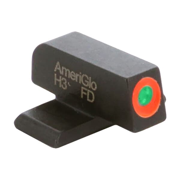 Ameriglo Green Tritium w/Orange Outline .23&quot;H .14&quot;W #6 Front Sight for Most Sig/Springfield Models SG-212-230-O