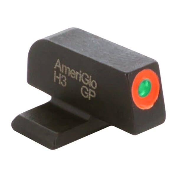 Ameriglo Green Tritium w/Orange Outline .26"H .14"W Front Sight for