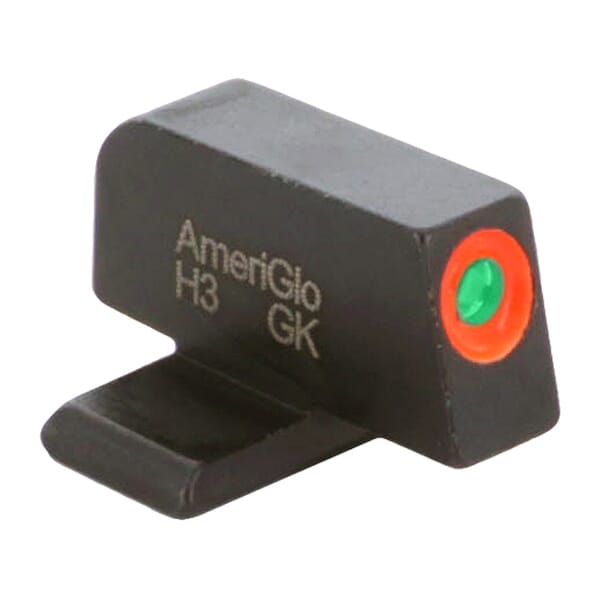 Ameriglo Green Tritium w/Orange Outline .28"H .14"W Front Sight for