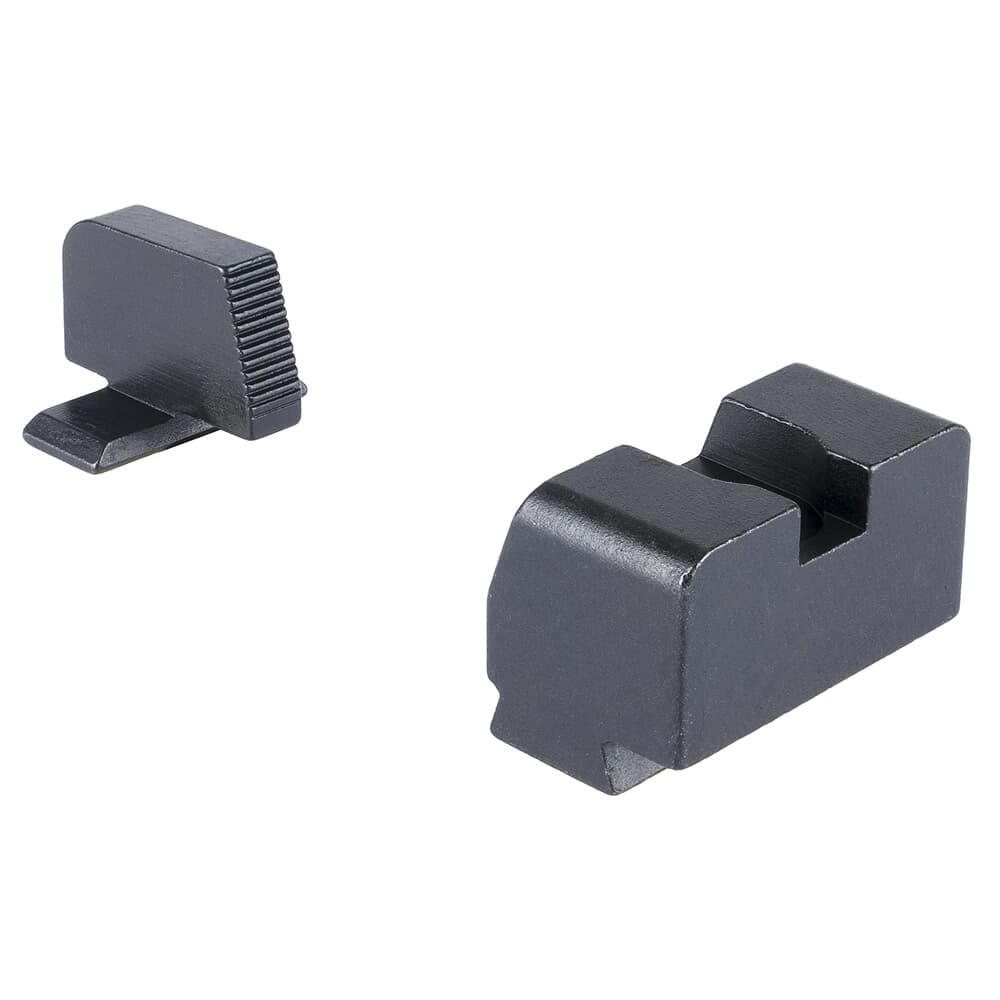 Ameriglo Tall Black serrated .350" FRONT, Black .420" REAR Optic-Compatible, SIG - Most SG-429